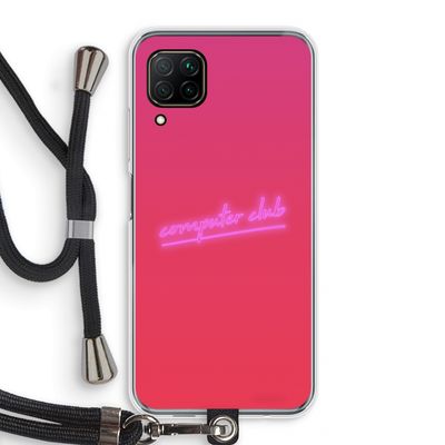 Vice Glow: Huawei P40 Lite Transparant Hoesje met koord
