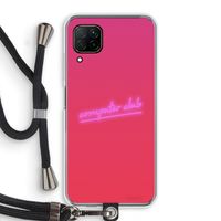 Vice Glow: Huawei P40 Lite Transparant Hoesje met koord