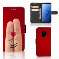 Samsung Galaxy S9 | Wallet Case | met Pasjes | Liefde - Origineel Romantisch Cadeau