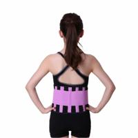 Mannen en vrouwen neopreen lumbale taille steun Unisex oefening gewicht verlies Burn shaper Gym Fitness gordel grootte: M (paars)