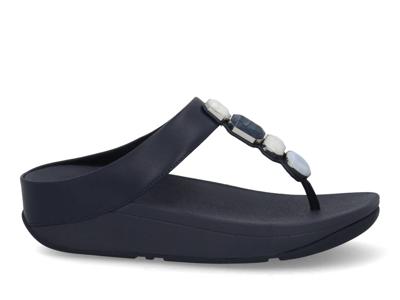 Fit Flop Fino multi stone 399 midnight nav donkerblauw maat 42
