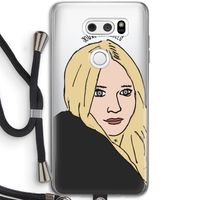Ashley: LG V30 Transparant Hoesje met koord