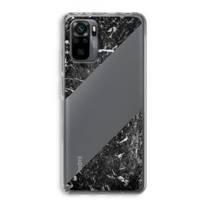 Zwart marmer: Xiaomi Redmi Note 10 Pro Transparant Hoesje