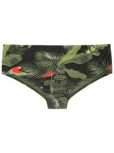 Lygia & Nanny short de bain Ilhabela à imprimé - Noir