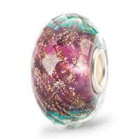 Trollbeads TGLBE-30129 Kraal Violetta Lucht People's Uniques 2023 - Limited Edition zilver-glas