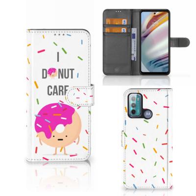 Motorola Moto G60 | Book Cover | Donut Roze