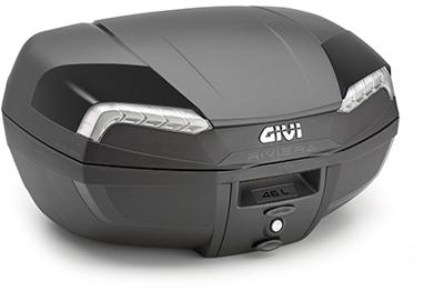 GIVI E46 Riviera Monolock Topkoffer, Topkoffers en zijkoffers voor de moto, fumé reflectoren
