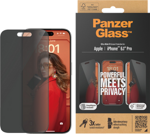 PanzerGlass Ultra Wide Fit Privacy Doorzichtige schermbeschermer Apple 1 stuk(s)