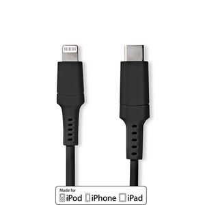 Nedis Lightning Kabel | Apple Lightning 8- Pins naar USB-C Male | 1 m | 1 stuks - CCGW39650BK10 CCGW39650BK10