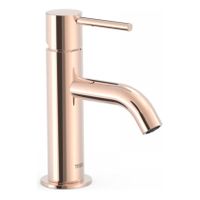 Wastafelkraan Tres Study | Opbouw | Mengkraan | Standaard model | 1-hendel | Rond | 24k Rose goud