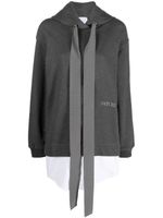 Patou robe-hoodie à logo brodé - Gris - thumbnail