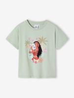 T-shirt met korte mouwen voor meisjes VAIANA blauwgroen