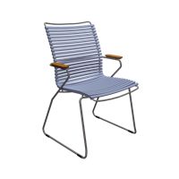 Houe Click Dining Tall tuinstoel Pigeon Blue