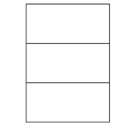 A4 etiketten 210 x 99 mm wit 100 vel huismerk