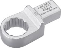 HAZET Insteekringsleutel 6630D-21 · 14 x 18 mm insteekvierkant massief · Buitentwaalfkant tractieprofiel · SW 21 mm