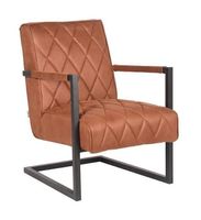 LABEL51 Fauteuil 'Denmark', kleur Cognac