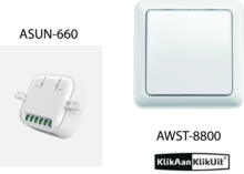 Klikaanklikuit zonwering/rolluik set - AWST-8800 + ASUN-660