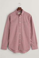 GANT Regular Fit Overhemd rood, Ruit