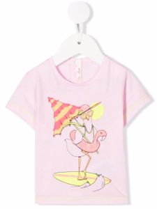 Billieblush t-shirt à imprimé graphique - Rose