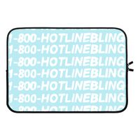 Hotline bling blue: Laptop sleeve 13 inch