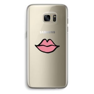 Kusje: Samsung Galaxy S7 Edge Transparant Hoesje