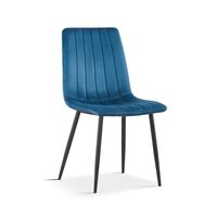 Stoel Nikkie Blauw - Set van 2 Stoel Nikkie Blauw - Set van 2