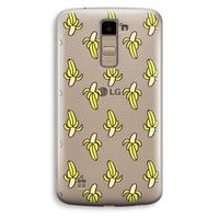 Bananas: LG K10 (2016) Transparant Hoesje