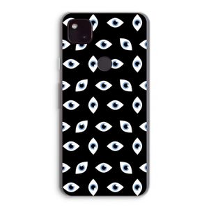 Eyes pattern: Google Pixel 4a 5G Transparant Hoesje