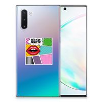 Samsung Galaxy Note 10 Silicone Back Cover Popart Princess - thumbnail