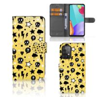 Telefoonhoesje met Naam Samsung Galaxy A52 Punk Geel Telefoonhoesje met Naam Samsung Galaxy A52 Punk Geel