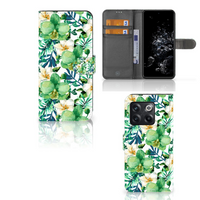 OnePlus 10T Hoesje Orchidee Groen - thumbnail