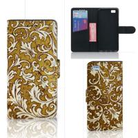 Wallet Case Huawei Ascend P8 Lite Barok Goud