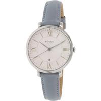 Fossil ES3821 &apos;Jacqueline&apos; blauw lederen Dameshorloge
