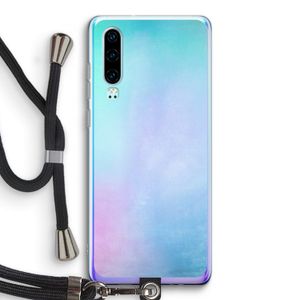 mist pastel: Huawei P30 Transparant Hoesje met koord