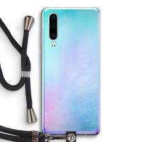 mist pastel: Huawei P30 Transparant Hoesje met koord
