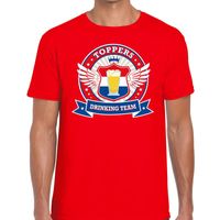 Rood Toppers drinking team t-shirt heren