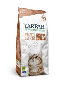 Yarrah Organic Grain-Free dry cat food droogvoer voor kat 2,4 kg Volwassen Kip