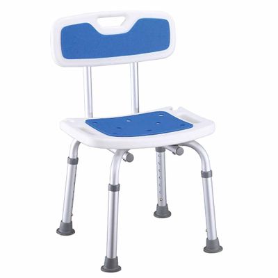 Douchestoel met antislip en douchekophouders | In hoogte verstelbaar 36 - 52 cm | Douchestoelen | max. gebruikersgewicht 136kg