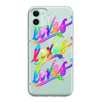 Loves: iPhone 11 Transparant Hoesje