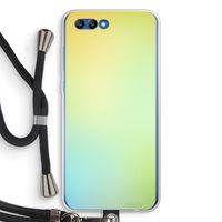 Minty mist pastel: Honor 10 Transparant Hoesje met koord