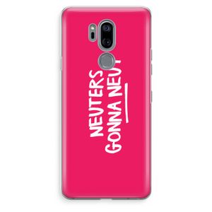 Neuters (roze): LG G7 Thinq Transparant Hoesje