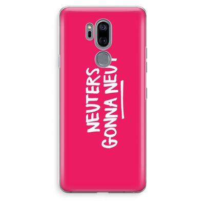 Neuters (roze): LG G7 Thinq Transparant Hoesje