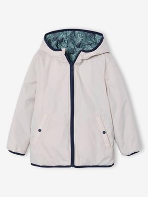 Licht omkeerbaar donsjack voor jongens groen