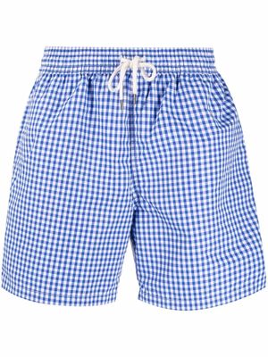 Polo Ralph Lauren short de bain à carreaux vichy - Bleu