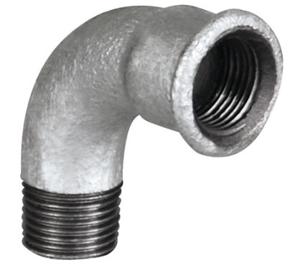 Kirchhoff Bocht van smeedbaar ijzer 90°, verzinkt, 3/4"H x 3/4"ET, (1a) - 989673055