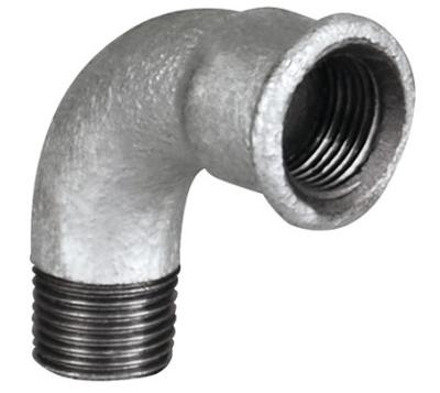 Kirchhoff Bocht van smeedbaar ijzer 90°, verzinkt, 3/4"H x 3/4"ET, (1a) - 989673055