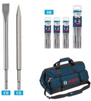 Bosch Accessoires Constructieset SDS-Plus | 20 beitels + 40 EXPERT SDS-Plus boren 7X - 061599760X