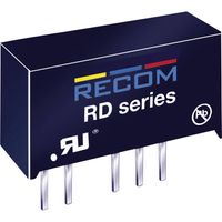 RECOM RD-1212D DC/DC-converter, print 12 V/DC 12 V/DC, -12 V/DC 84 mA 2 W Aantal uitgangen: 2 x Inhoud 1 stuk(s) - thumbnail