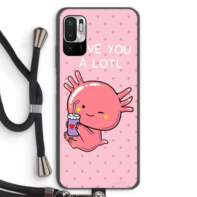 Love You A Lotl: Xiaomi Redmi Note 10 5G Transparant Hoesje met koord