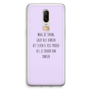 Sprong: OnePlus 6 Transparant Hoesje